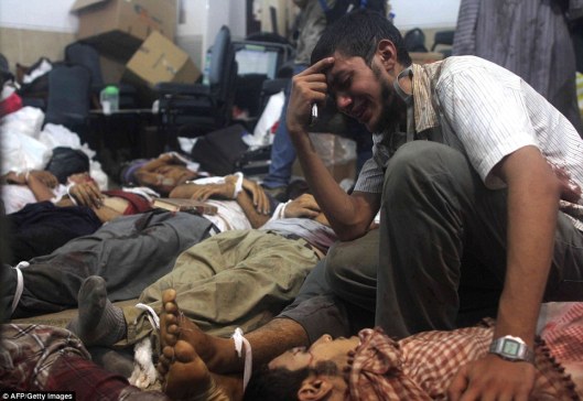 Hundreds were massacred by security forces at Rabaa al-Adawiya
